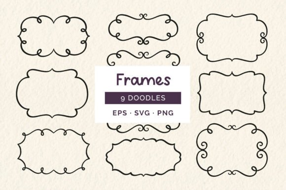 Doodle Frames: Graphics and Illustrations for Creative Projects