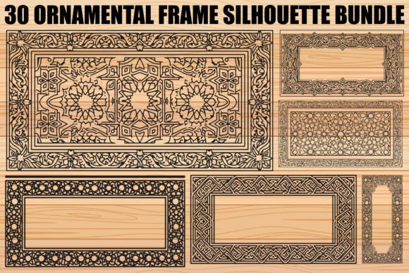 Ornamental Frame SVG Bundle: Graphics & Illustrations for Branding