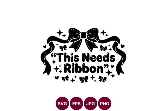 This Needs Ribbon SVG Design: Graphics for Playful Branding